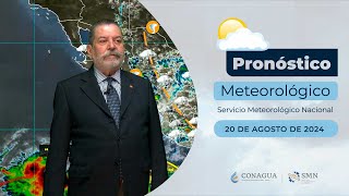 20 de agosto de 2024 Pronóstico del Tiempo 18h [upl. by Guise933]