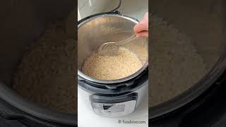 Cook Brown Rice in Instant Pot  Steamed Brown Rice in Instant Pot [upl. by Dionne820]