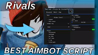 Rivals Script 🔫  BEST AIMBOT SILENT AIM AUTO SHOOT  Roblox Pc Mobile Executor [upl. by Aleras367]