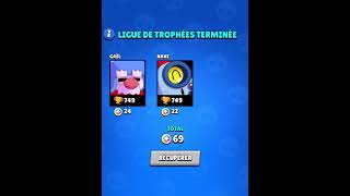 Last trophies reset 🥲 brawlstars trophies reset [upl. by Anyaj]