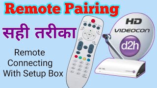 Videocon D2H RFRadio frequency Remote Pairing RF 6666D2h HD 3D Full Explain Hindi [upl. by Pearlman]