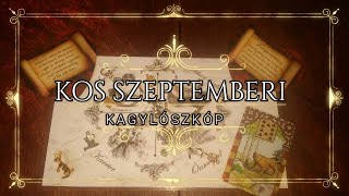 KOS SZEPTEMBERI KAGYLÓSZKÓP TAROT 2019 [upl. by Ax146]