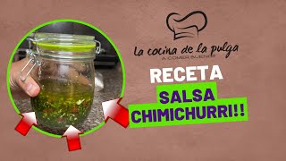 Salsa Chimichurri Receta rápida y deliciosa [upl. by Znarf]