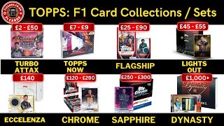 Topps F1 Card Collections  Sets EXPLAINED  Formula One Trading Cards Overview [upl. by Eno]