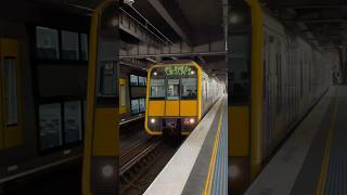 T9 Berowra service on the City Circle Rare sighting  Industrial Action [upl. by Suinotna28]