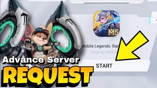 HOW TO ENTER ADVANCE SERVER IN MOBILE LEGENDS 2023 VIA MAIL [upl. by Eerised]