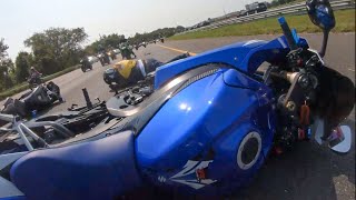 MOTORCYCLE CRASH amp FAIL COMPILATION 🔥 Ep 1 [upl. by Thirzia]