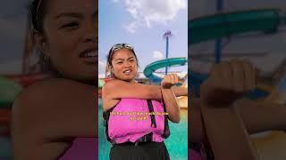 Summer Job Water Park Slide Attendant 🛝 Student Job Skit WaterPark StreetCents [upl. by Amelina]