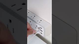 WallMounted power strip with 12 ports to streamline your space [upl. by Morra]