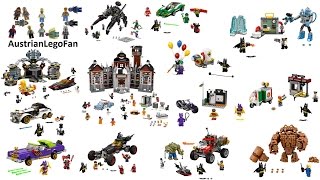 All boxed Lego Batman Movie Sets 1st Wave 2017  Lego Speed Build Review [upl. by Atrice]