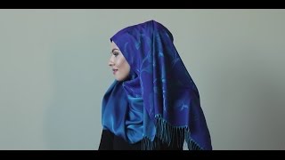 Tesettüre Uygun Şal Bağlama Modelleri Nasıl Yapılır Shawl Tutorial [upl. by Airdnaxila894]