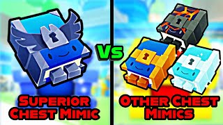 🥵 SUPERIOR CHEST MIMIC VS OTHER CHEST MIMIC ENCHANTS WHICH OF THEM IS THE BEST IN PET SIMULATOR 99 [upl. by Yrahcaz]