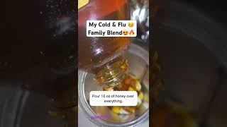 Cold amp Flu Mixture herbalmedicine shorts selfcare personalgrow winter [upl. by Gahan]