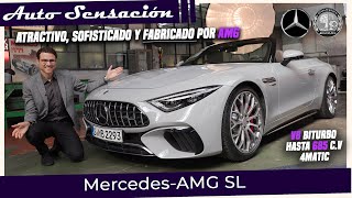 Presentación MercedesAMG SL 2022 El Icónico SL vuleve totalmente renovado y deportivo [upl. by Laikeze]