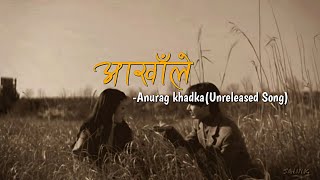 Aakhalelyrics Anurag khadkaunreleased song [upl. by Karna]