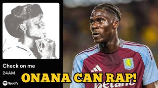 Amadou Onana Drops His 1st Rap Song After Signing With Aston Villa For 64Million [upl. by Lothario]