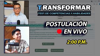 🔴Postulación en vivo Transformar 2022 [upl. by Viv110]