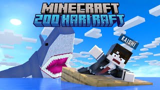 200 Hari Minecraft Raft [upl. by Bunde]