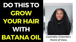 3 EFFECTIVE WAYS TO USE BATANA OIL FOR HAIR GROWTH [upl. by Arney650]