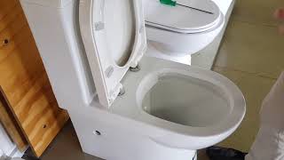 How to tighten a loose toilet seat [upl. by Akimot827]