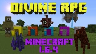 MINECRAFT REVIEW DEL MOD DIVINE RPG  PRIMERA PARTE NUEVOS JEFES Y LOS MOBS MAS FUERTES [upl. by Bartholomeo412]