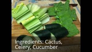 Cactus Juice Amazing Health Benefits of Nopales Cactus Juice [upl. by Annua]