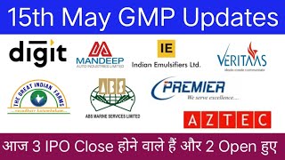 Go Digit General Insurance IPO  ABS Marine Services IPO  Indian Emulsifiers IPO  Aztec IPO [upl. by Colly662]