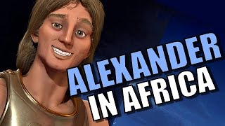 Civilization 6 Macedon Alex to Africa Let’s Play Civ 6 Gameplay  Alexander Strategy [upl. by Mashe938]