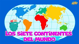 Los Siete Continentes Del Mundo  Conocimientos Generales  Ciencia Para Niños  Vídeos Educativos [upl. by Ennoved418]