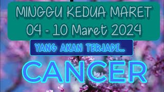 Cancer ⭐Minggu kedua⭐ jangan mengambil keputusan atau langkah di minggu ini [upl. by Mcgannon]