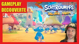 SCHTROUMPFS VILLAGE PARTY PS5  GAMEPLAY DECOUVERTE SMURFS [upl. by Ulrike999]