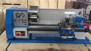 small lathe bv20l bench lathe mini metal lathe [upl. by Mirabella240]