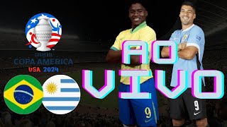 BRASIL X URUGUAI AO VIVO  COPA AMÉRICA 2024  QUARTAS DE FINAL TRANSMISSAO COMPLETA [upl. by Andrel]