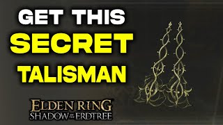 Secret Talisman RETALIATORY CROSSEDTREE Talisman Location  Elden Ring Shadow of the Erdtree DLC [upl. by Hannus]