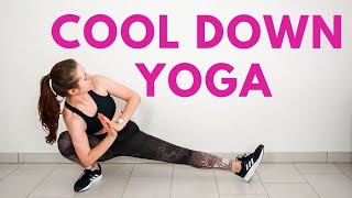 10 min STANDING COOL DOWN YOGA STRETCH  Full Body Stretches After Workout  No Mat Yoga [upl. by Pinette37]