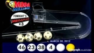 Lotto draw US style 640 million Mega Millions jackpot numbers drawn [upl. by Anoo226]