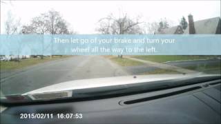 3 point turning for the New York state road test [upl. by Briggs]