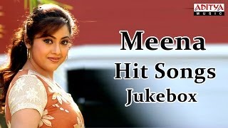 Meena Tollywood Golden Hit Songs  Birthday Special  Jukebox [upl. by Dnalyaw]