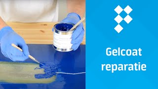 Gelcoat reparatie uitvoeren met de Gelcoat reparatieset [upl. by Alis]