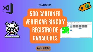 Bingo en Excel con VBA Nueva Figura quotEscaleraquot  Registros Automáticos de Ganadores [upl. by Yllus902]