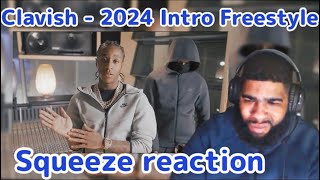 Clavish  2024 Intro Freestyle Official VideoReaction [upl. by Donia]