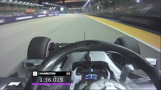 Lewis Hamiltons Stunning Pole Lap  2018 Singapore Grand Prix [upl. by Carpenter947]