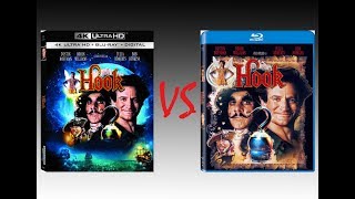 ▶ Comparison of Hook 4K HDR10 vs Hook BluRay Edition [upl. by Heurlin]