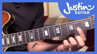 Jazz Standard Autumn Leaves  Melody Guitar Lesson JA521 [upl. by Notac]