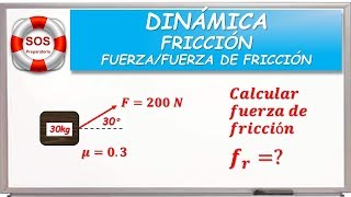 DINÁMICA  FRICCIÓN  FUERZA DE FRICCIÓN 05 [upl. by Wolsky]