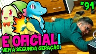 POKÉMON GO 91  É OFICIAL  VEM AI A SEGUNDA GERAÇÃO DE POKÉMONS [upl. by Cis]