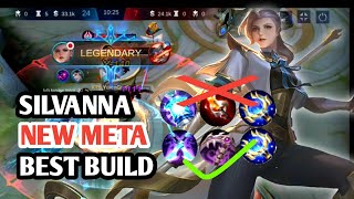 SILVANNA BEST BUILD 2021 NEW META  SILVANNA GAMEPLAY  MOBILE LEGENDS [upl. by Henry]