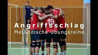 Angriffschlag im Volleyball  Methodische Übungsreihe [upl. by Chaim984]