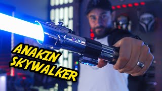 AOTC Anakin Skywalker Neopixel Lightsaber Review by NSABERS [upl. by Olegnalehcim]