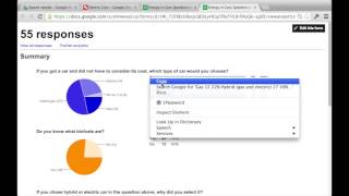 How to do a Google Drive Survey and turn it into an info graphic [upl. by Eleanore83]